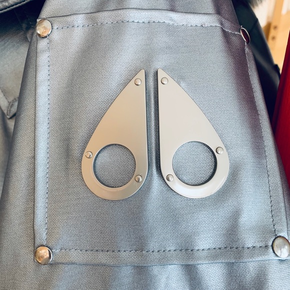 MOOSE KNUCKLES SILVER MEN PARKA LARGE - Picture 4 of 12